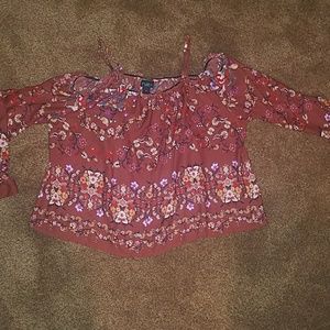 Plus Size Cold Shoulder Top, 2x